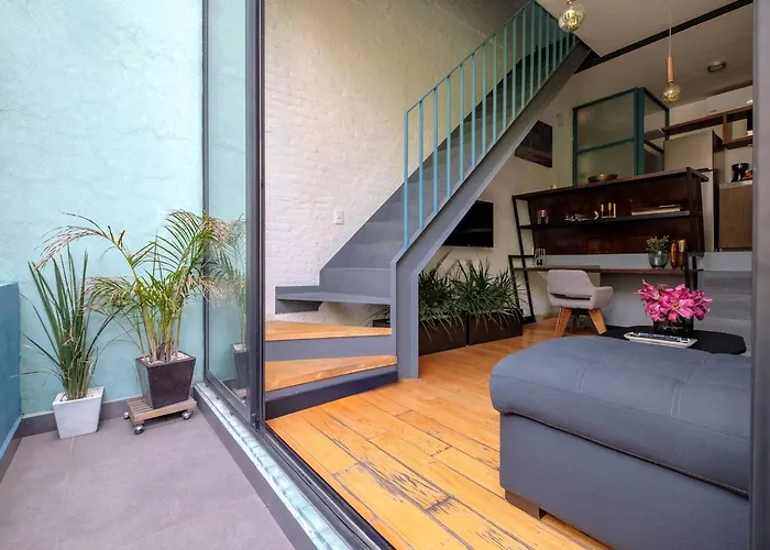 Apartment Sunny Penthouse Private Terrace Reforma Ac Mexico City