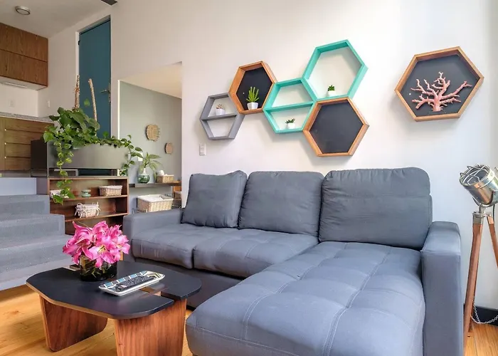 Apartment Sunny Penthouse Private Terrace Reforma Ac Mexico City